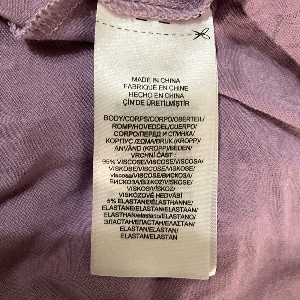 Lauren Ralph Lauren Lilac Long Sleeve Tie Neck Blouse Womens XL Classy Preppy - Picture 9 of 9